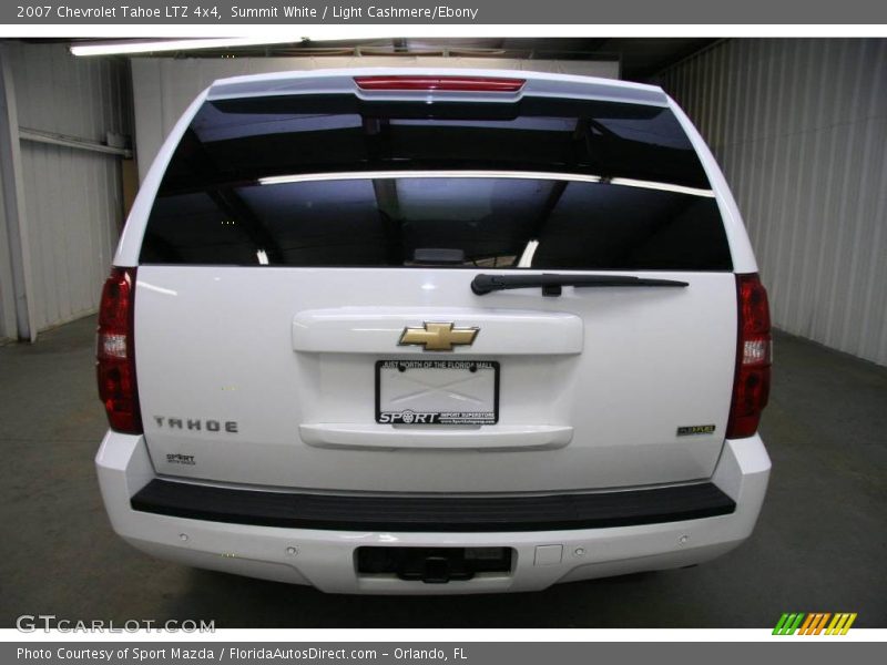 Summit White / Light Cashmere/Ebony 2007 Chevrolet Tahoe LTZ 4x4