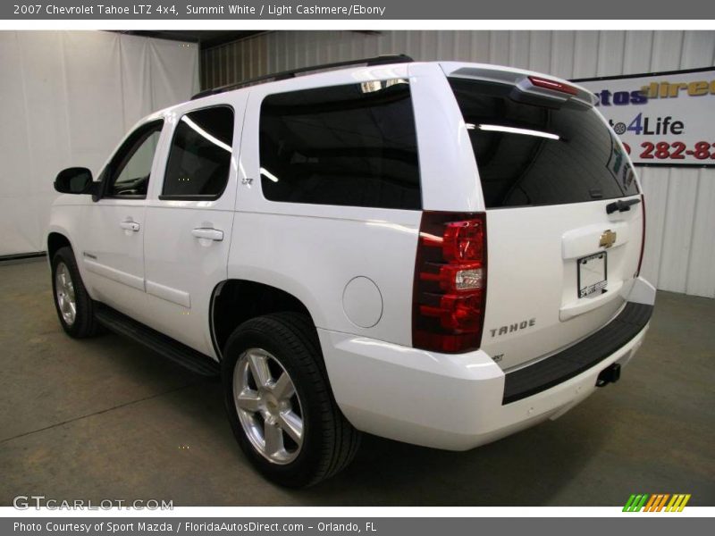Summit White / Light Cashmere/Ebony 2007 Chevrolet Tahoe LTZ 4x4