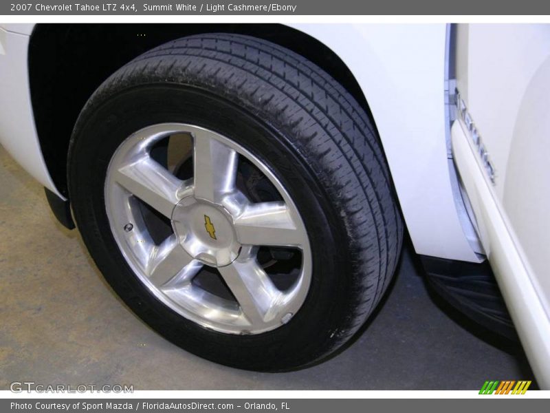 Summit White / Light Cashmere/Ebony 2007 Chevrolet Tahoe LTZ 4x4
