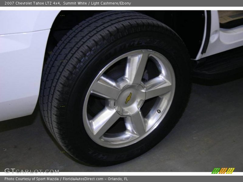 Summit White / Light Cashmere/Ebony 2007 Chevrolet Tahoe LTZ 4x4