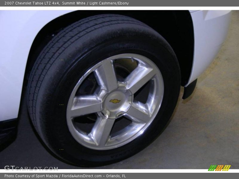 Summit White / Light Cashmere/Ebony 2007 Chevrolet Tahoe LTZ 4x4