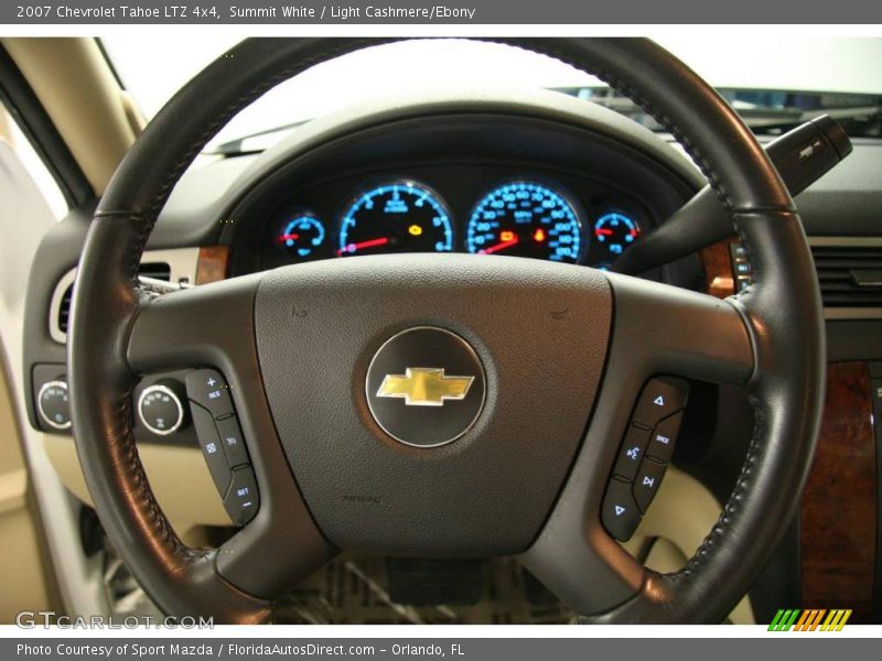 Summit White / Light Cashmere/Ebony 2007 Chevrolet Tahoe LTZ 4x4