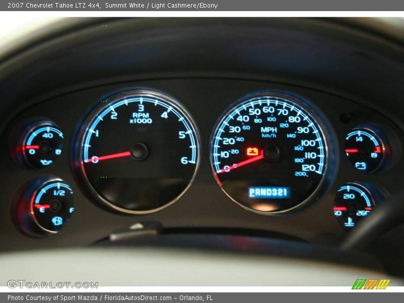 Summit White / Light Cashmere/Ebony 2007 Chevrolet Tahoe LTZ 4x4