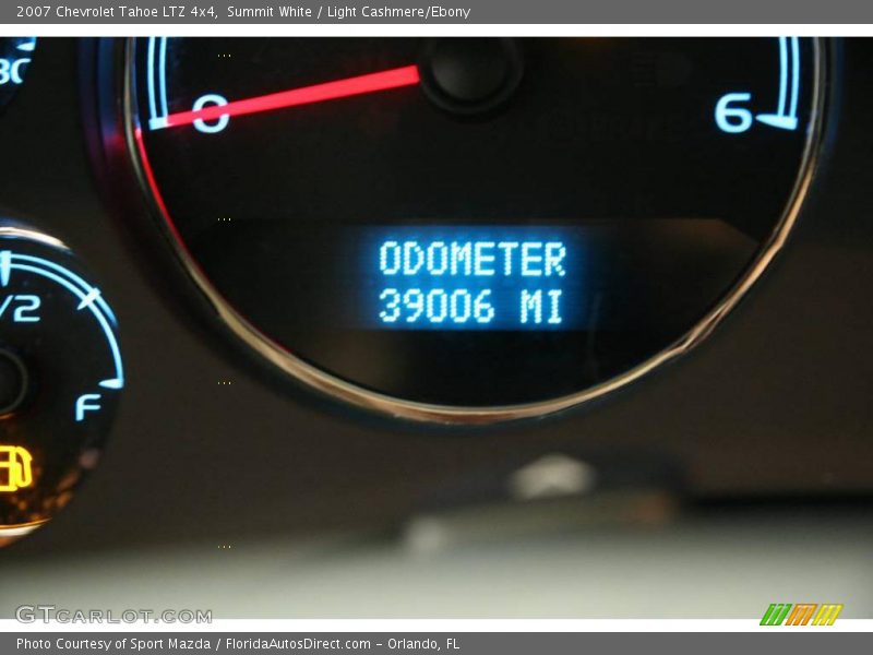 Summit White / Light Cashmere/Ebony 2007 Chevrolet Tahoe LTZ 4x4