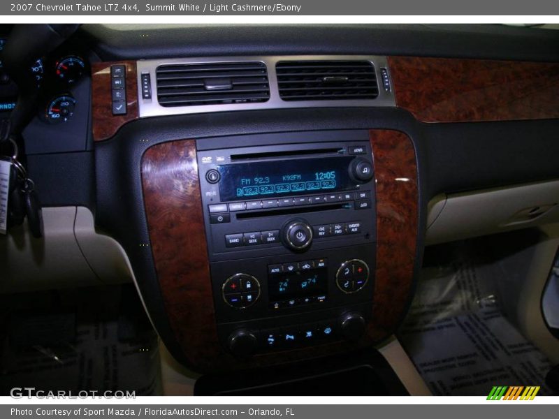 Summit White / Light Cashmere/Ebony 2007 Chevrolet Tahoe LTZ 4x4