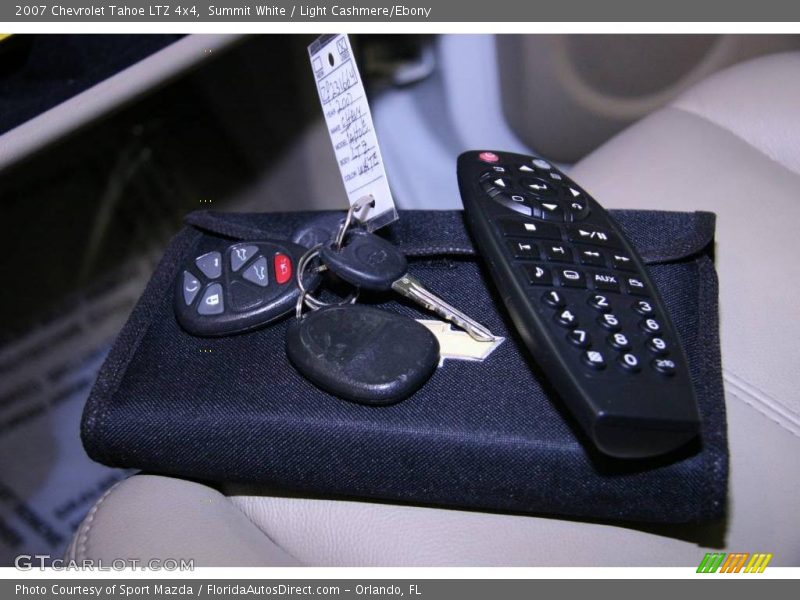 Summit White / Light Cashmere/Ebony 2007 Chevrolet Tahoe LTZ 4x4
