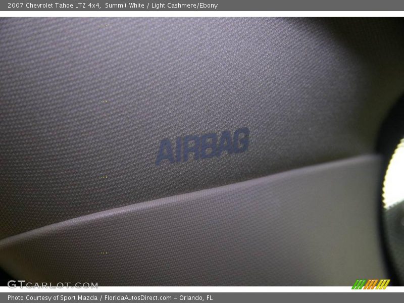 Summit White / Light Cashmere/Ebony 2007 Chevrolet Tahoe LTZ 4x4