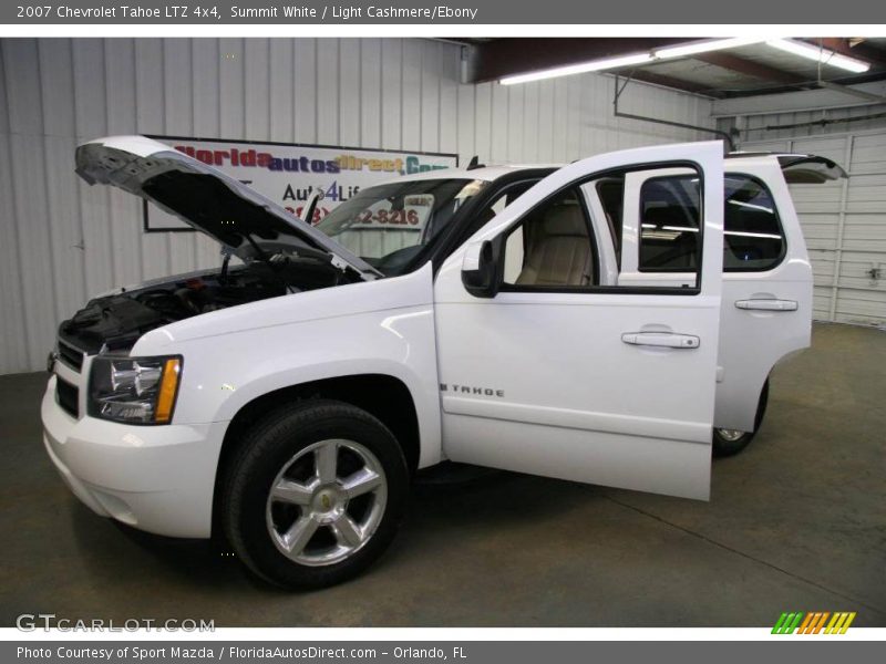 Summit White / Light Cashmere/Ebony 2007 Chevrolet Tahoe LTZ 4x4