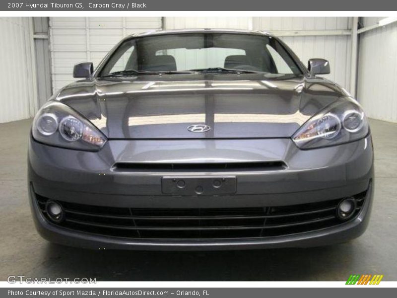 Carbon Gray / Black 2007 Hyundai Tiburon GS