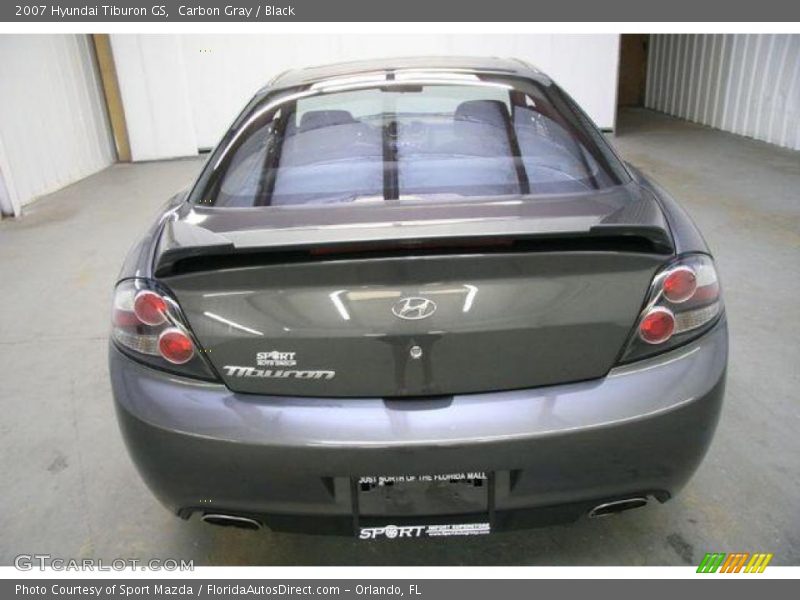 Carbon Gray / Black 2007 Hyundai Tiburon GS