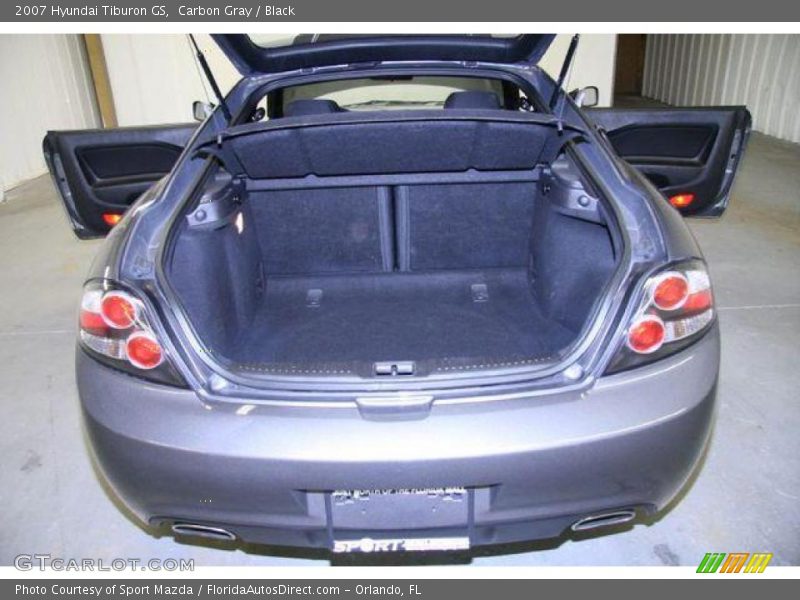Carbon Gray / Black 2007 Hyundai Tiburon GS
