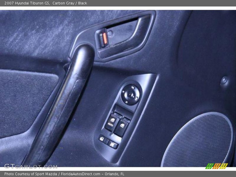 Carbon Gray / Black 2007 Hyundai Tiburon GS