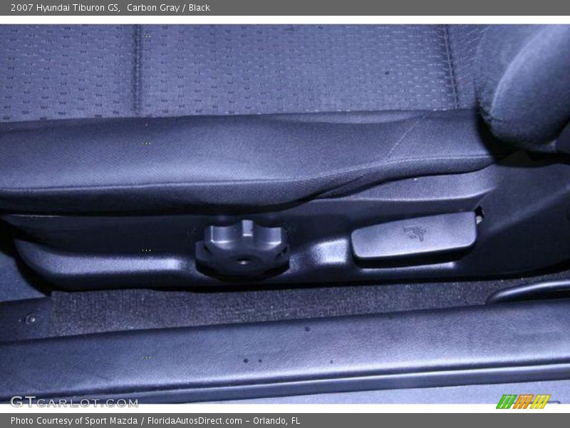 Carbon Gray / Black 2007 Hyundai Tiburon GS
