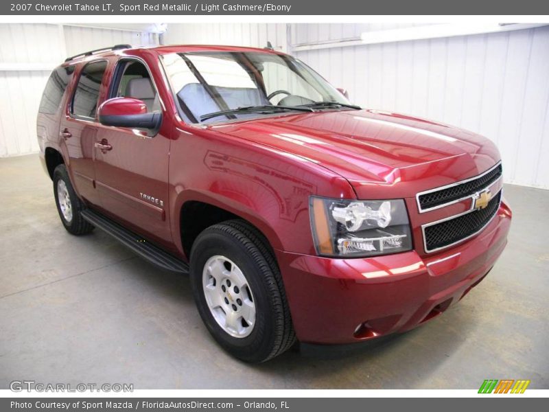 Sport Red Metallic / Light Cashmere/Ebony 2007 Chevrolet Tahoe LT
