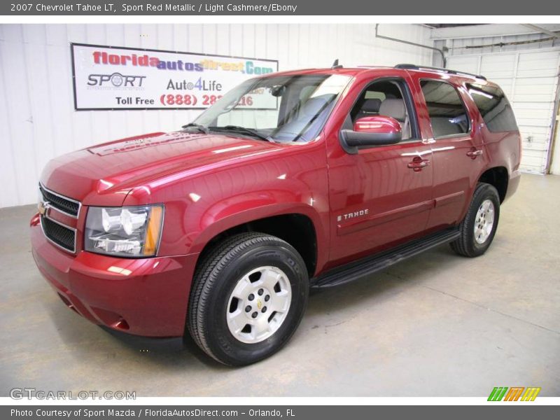 Sport Red Metallic / Light Cashmere/Ebony 2007 Chevrolet Tahoe LT