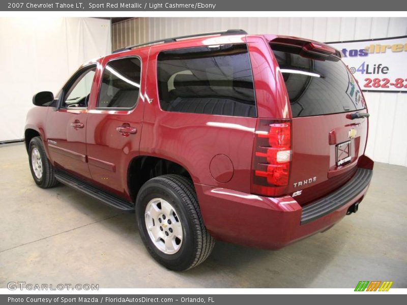 Sport Red Metallic / Light Cashmere/Ebony 2007 Chevrolet Tahoe LT