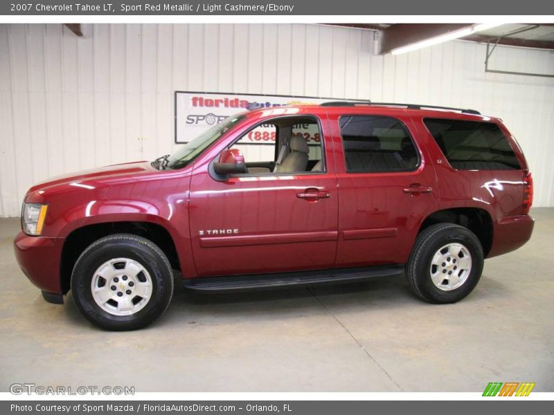 Sport Red Metallic / Light Cashmere/Ebony 2007 Chevrolet Tahoe LT