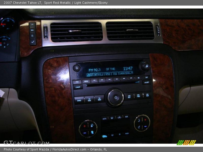 Sport Red Metallic / Light Cashmere/Ebony 2007 Chevrolet Tahoe LT