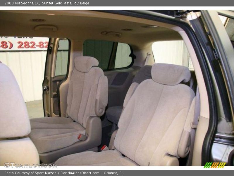 Sunset Gold Metallic / Beige 2008 Kia Sedona LX