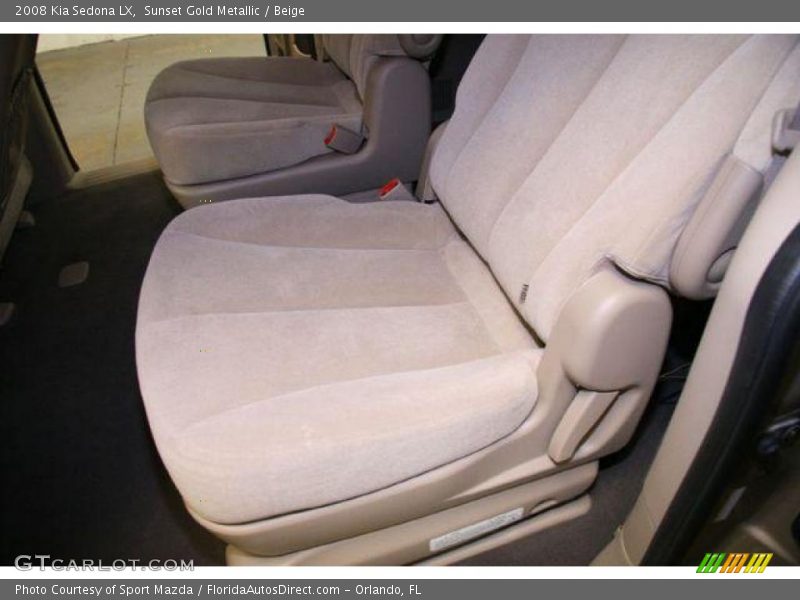 Sunset Gold Metallic / Beige 2008 Kia Sedona LX