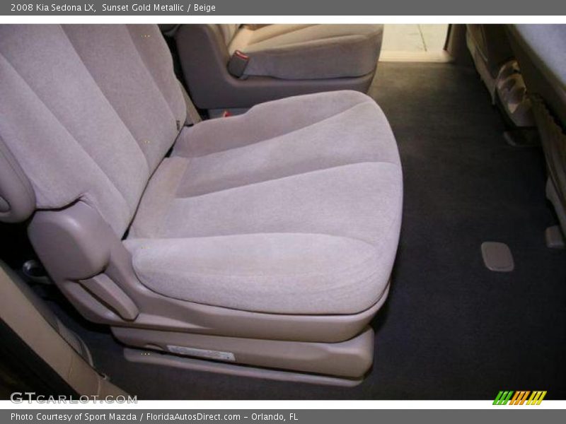 Sunset Gold Metallic / Beige 2008 Kia Sedona LX
