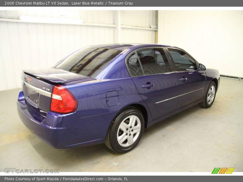 Laser Blue Metallic / Titanium Gray 2006 Chevrolet Malibu LT V6 Sedan
