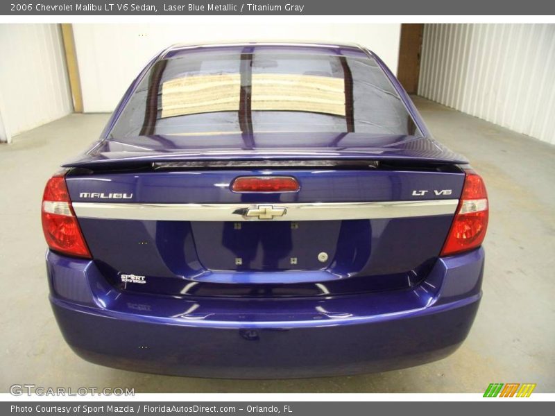 Laser Blue Metallic / Titanium Gray 2006 Chevrolet Malibu LT V6 Sedan