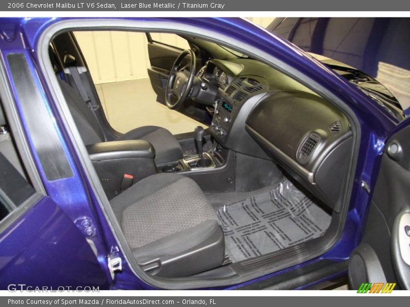 Laser Blue Metallic / Titanium Gray 2006 Chevrolet Malibu LT V6 Sedan