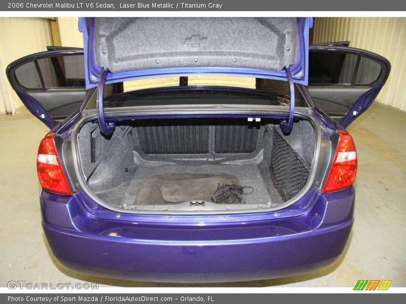 Laser Blue Metallic / Titanium Gray 2006 Chevrolet Malibu LT V6 Sedan