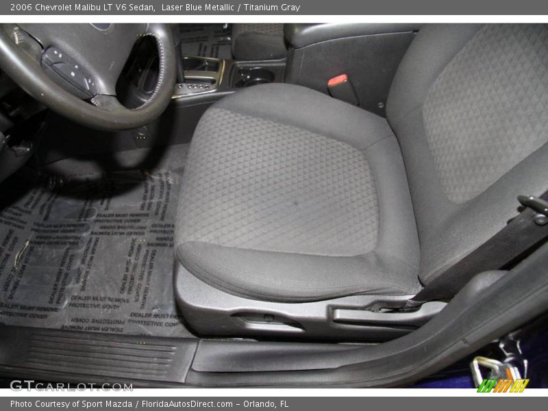 Laser Blue Metallic / Titanium Gray 2006 Chevrolet Malibu LT V6 Sedan