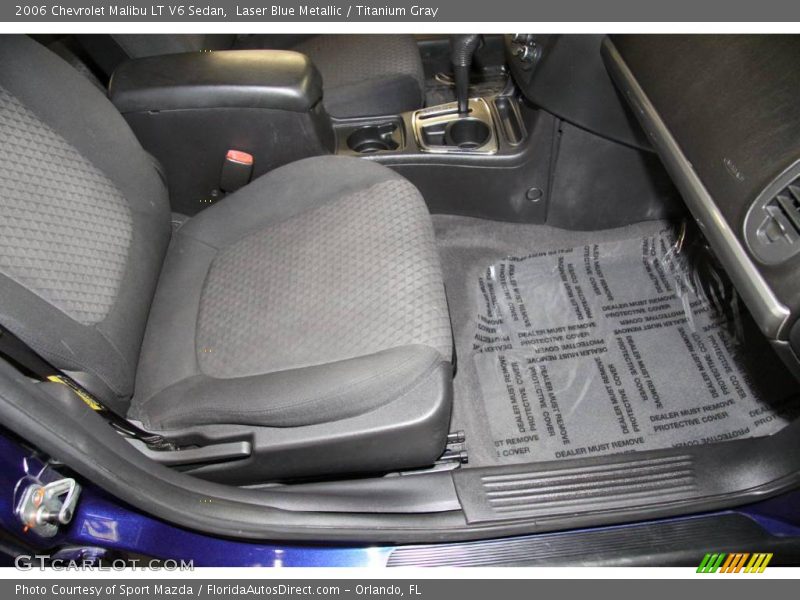 Laser Blue Metallic / Titanium Gray 2006 Chevrolet Malibu LT V6 Sedan