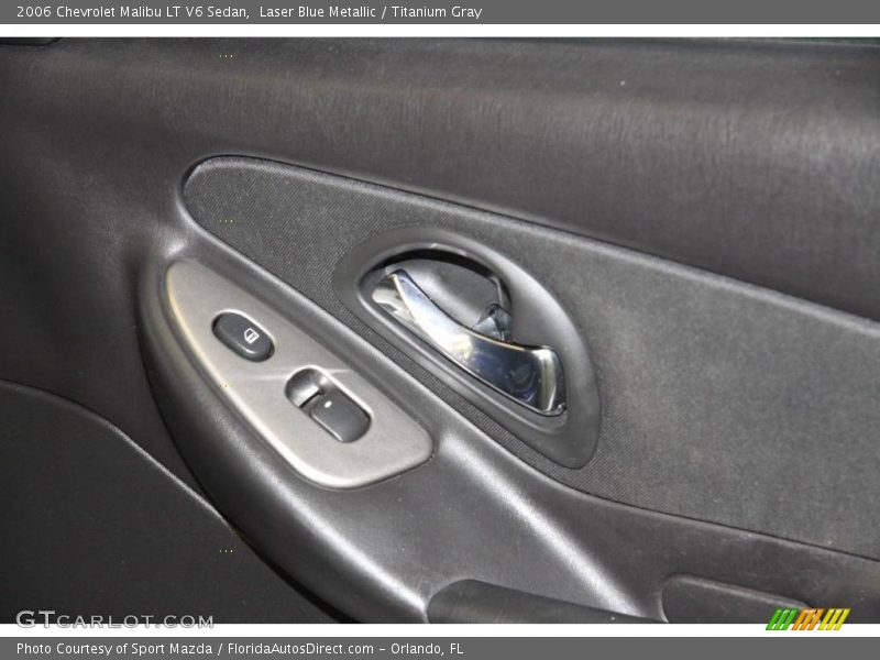 Laser Blue Metallic / Titanium Gray 2006 Chevrolet Malibu LT V6 Sedan
