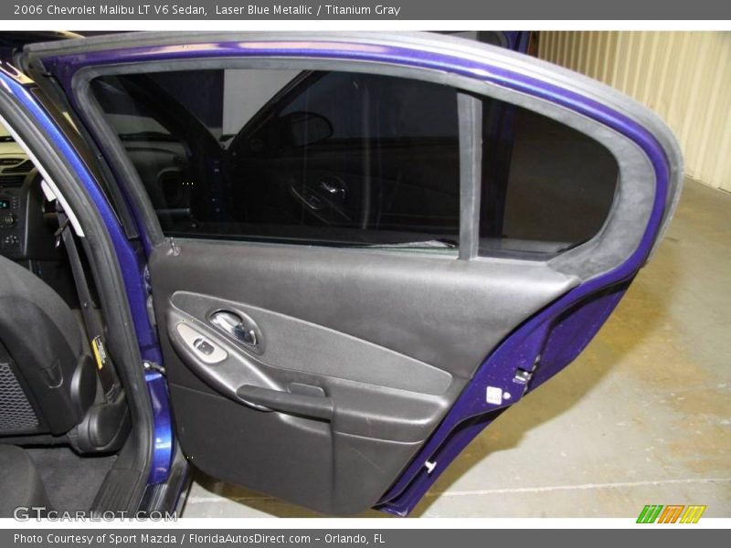 Laser Blue Metallic / Titanium Gray 2006 Chevrolet Malibu LT V6 Sedan