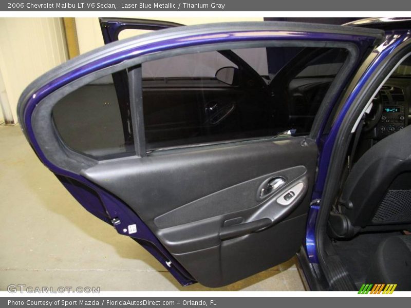 Laser Blue Metallic / Titanium Gray 2006 Chevrolet Malibu LT V6 Sedan