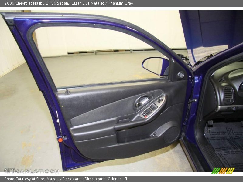 Laser Blue Metallic / Titanium Gray 2006 Chevrolet Malibu LT V6 Sedan