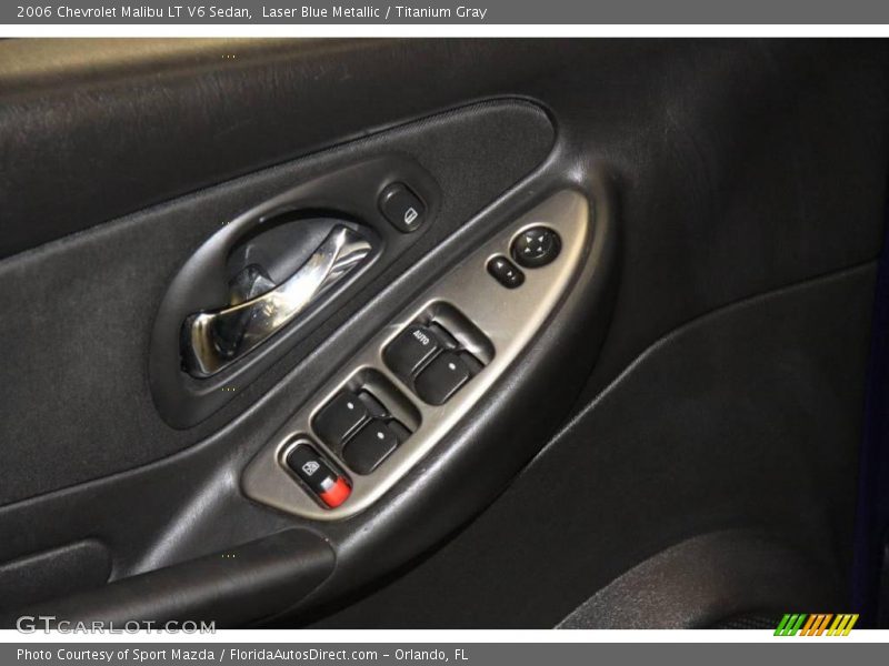 Laser Blue Metallic / Titanium Gray 2006 Chevrolet Malibu LT V6 Sedan
