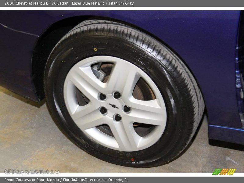 Laser Blue Metallic / Titanium Gray 2006 Chevrolet Malibu LT V6 Sedan