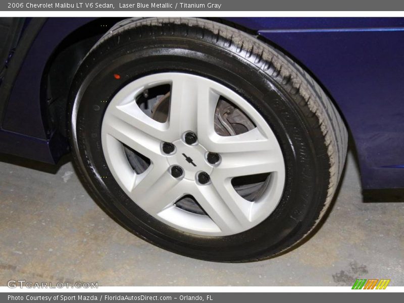 Laser Blue Metallic / Titanium Gray 2006 Chevrolet Malibu LT V6 Sedan