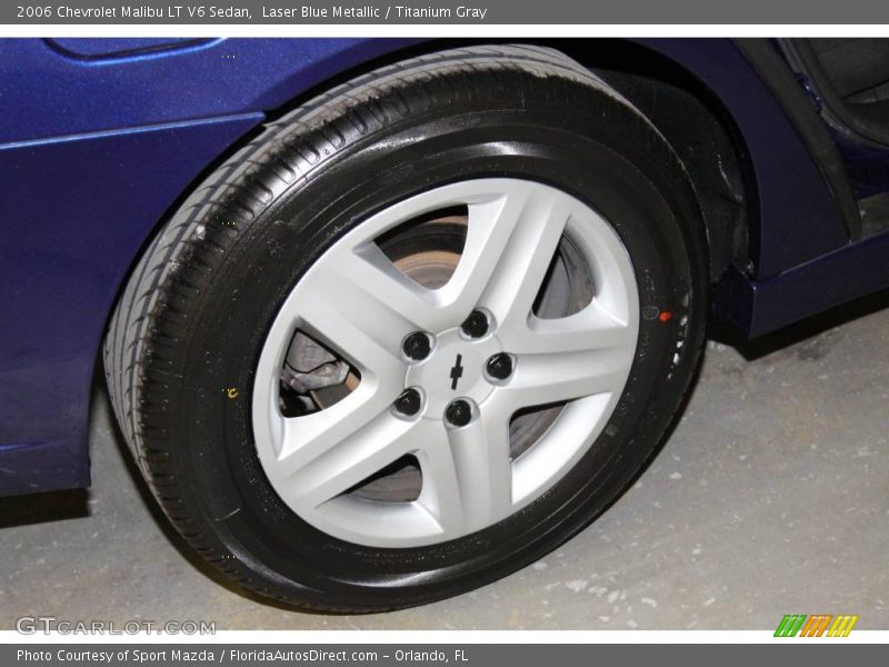 Laser Blue Metallic / Titanium Gray 2006 Chevrolet Malibu LT V6 Sedan