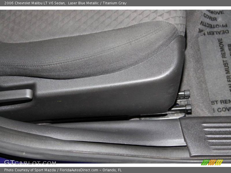 Laser Blue Metallic / Titanium Gray 2006 Chevrolet Malibu LT V6 Sedan