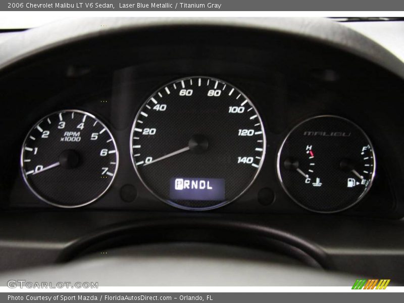 Laser Blue Metallic / Titanium Gray 2006 Chevrolet Malibu LT V6 Sedan