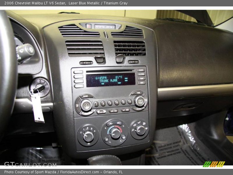 Laser Blue Metallic / Titanium Gray 2006 Chevrolet Malibu LT V6 Sedan