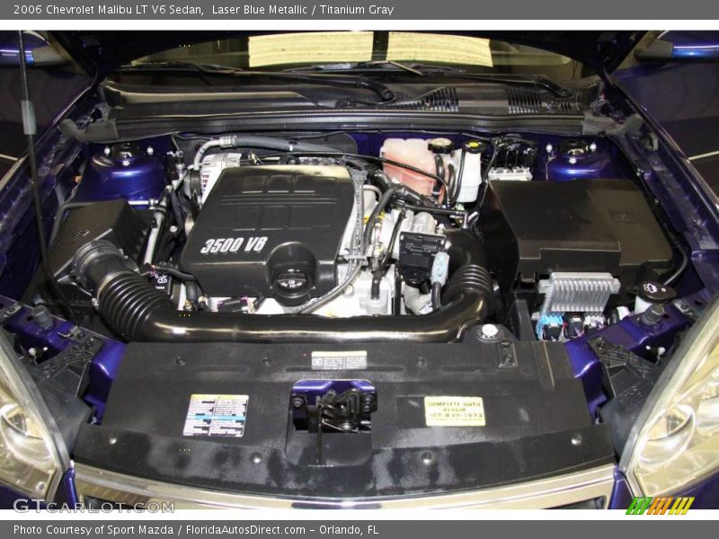Laser Blue Metallic / Titanium Gray 2006 Chevrolet Malibu LT V6 Sedan