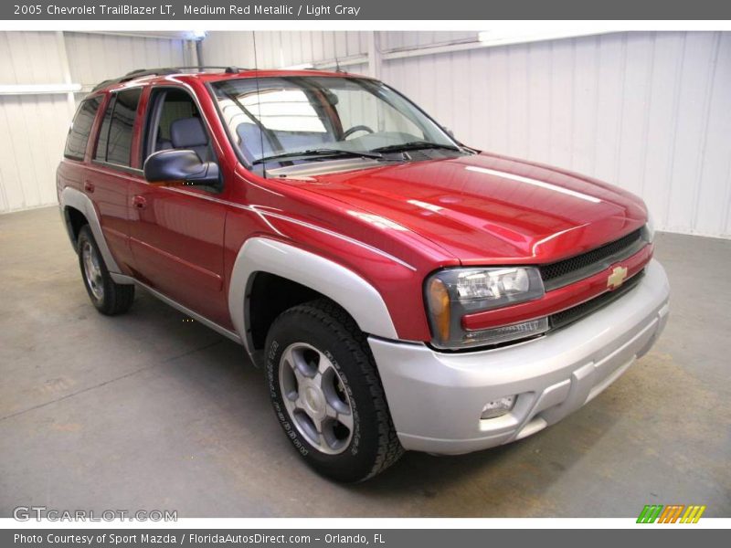 Medium Red Metallic / Light Gray 2005 Chevrolet TrailBlazer LT