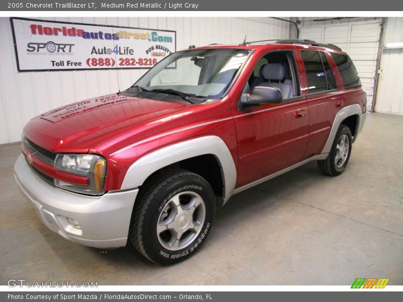 Medium Red Metallic / Light Gray 2005 Chevrolet TrailBlazer LT