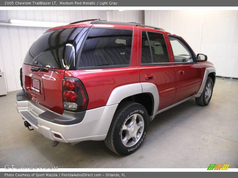 Medium Red Metallic / Light Gray 2005 Chevrolet TrailBlazer LT