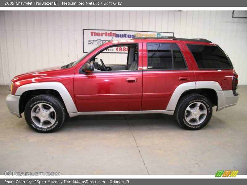 Medium Red Metallic / Light Gray 2005 Chevrolet TrailBlazer LT