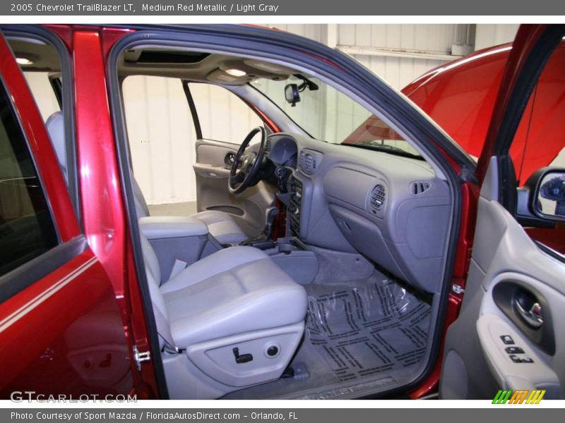 Medium Red Metallic / Light Gray 2005 Chevrolet TrailBlazer LT
