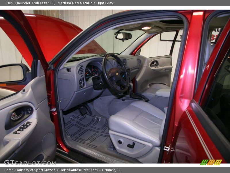 Medium Red Metallic / Light Gray 2005 Chevrolet TrailBlazer LT