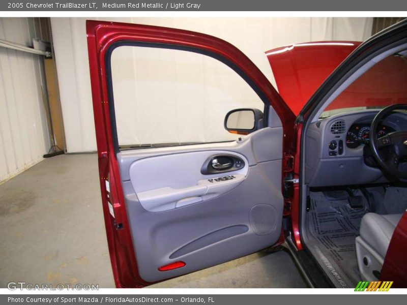 Medium Red Metallic / Light Gray 2005 Chevrolet TrailBlazer LT